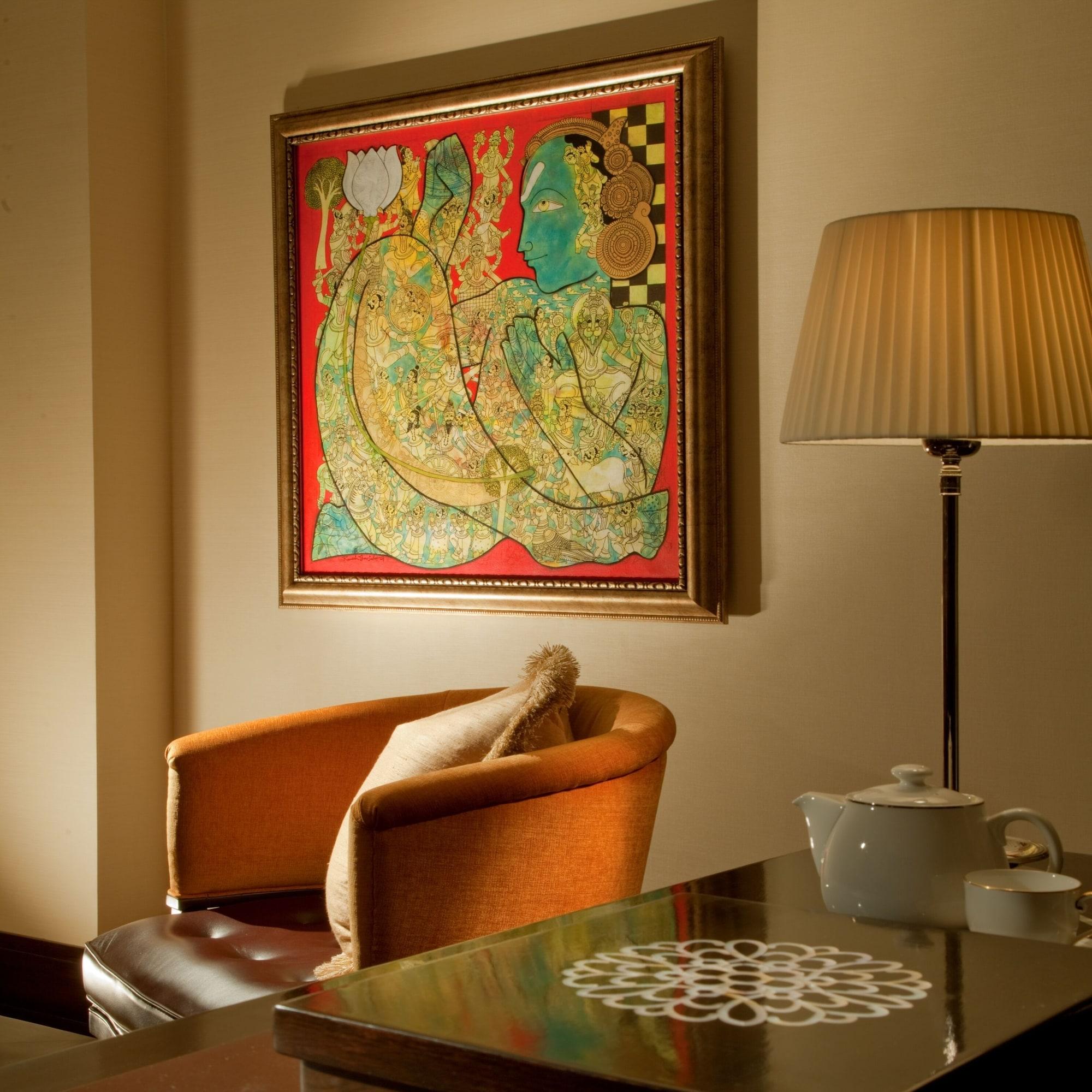 The Leela Palace Madrás Exterior foto A painting by the artist